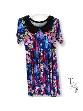 Onyx & Lore Disney Villains Dress Girls Evil Queen Ursula Maleficent Size 8 T